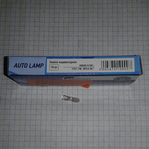 Лампа W2x4, 6d 12V 1.2W Tempest 4905874100