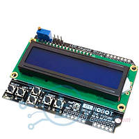 LCD1602 модуль индикатора с клавиатурой, arduino keypad shield