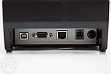 Опт та роздріб Xprinter XP-Q300 USB RS232 LAN Ethernet принтер чеків з автообрізанням чека термопринтер 80мм чорний, фото 3