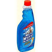Містер Мускул для скла синій, змінна пляшка 500 мл.