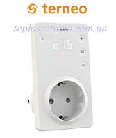 Терморегулятор Terneo srz с сенсорными кнопками (розеточный), Украина