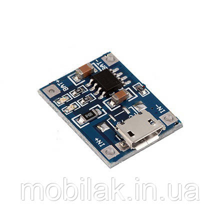 MICRO USB Зарядка аккумулятора 18650 Li-Ion 1A TP4056