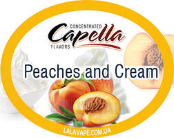 Ароматизатор Capella Peaches and Cream (Персики і крем)