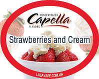 Ароматизатор Capella Strawberries and Cream (Клубника и крем)