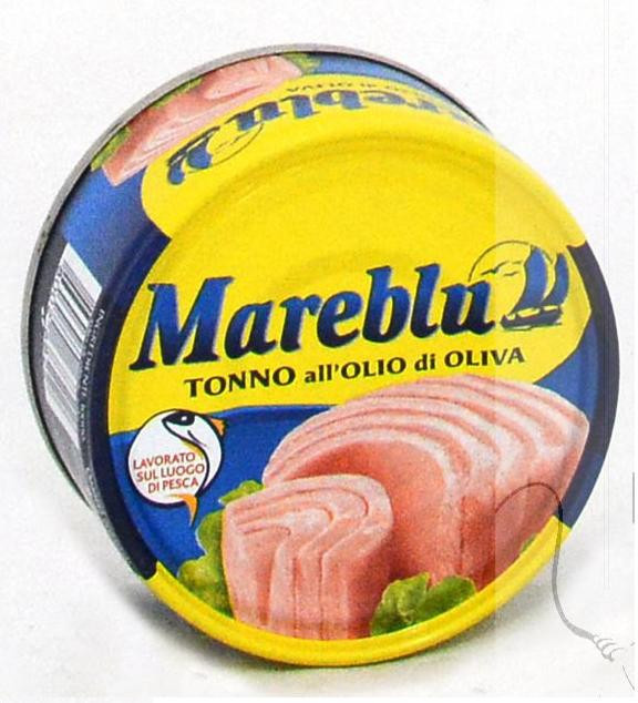 Тунець в оливковій олії Mareblu All'Olio di Oliva, 240 г.