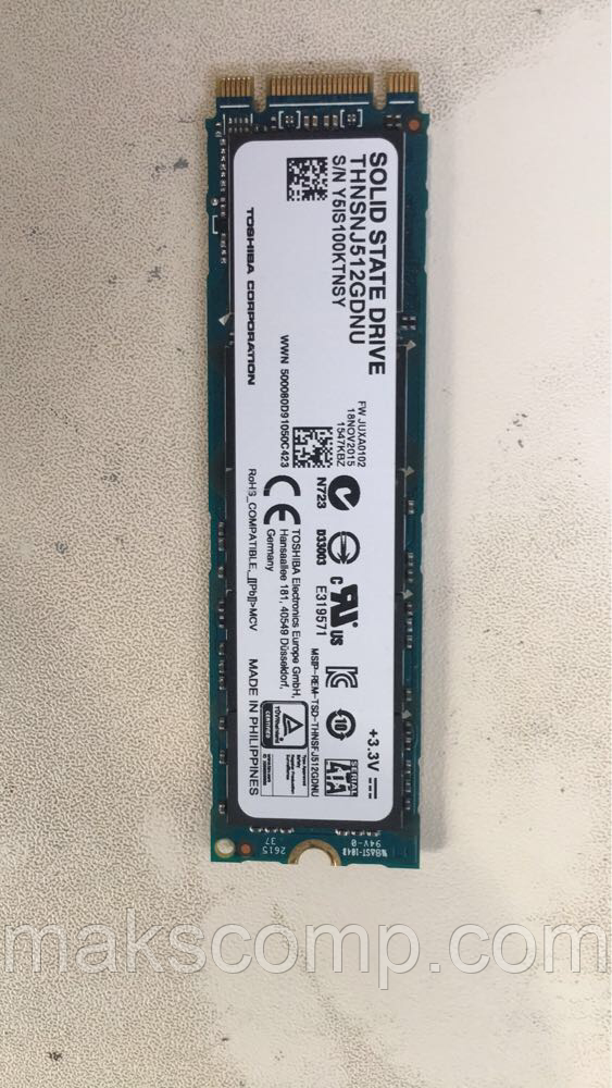 SSD Toshiba 512Gb m.2 THNSNJ512GDNU