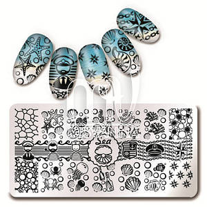 Пластина (диск) для стемпинга, L-012