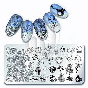 Пластина (диск) для стемпинга, L-013