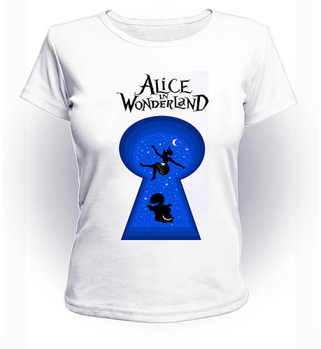 Футболка GeekLand Алиса в Стране чудес Alice in Wonderland Lock art AW ...