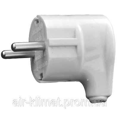 Вилка угловая с заземлением (ID#647523370), цена: 36 ₴, купить на Prom.ua