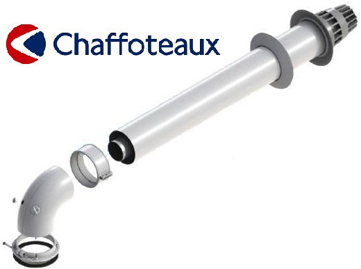 Горизонтальний комплект коаксіальний Ø60/100 мм Chaffoteaux