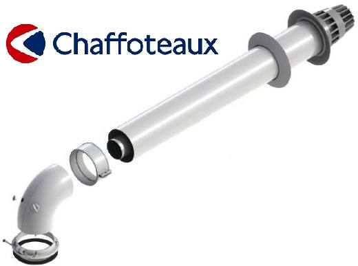 Коаксиальный горизонтальный комплект Ø60/100 мм Chaffoteaux