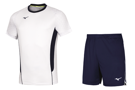 Волейбольний комплект форми Mizuno Premium High-Kyu Tee / Short V2EA7002-71 / V2EB7001-14, фото 1