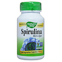 Спіруліна, Мікроводорості, nature's Way, 380 мг, 100 капсул