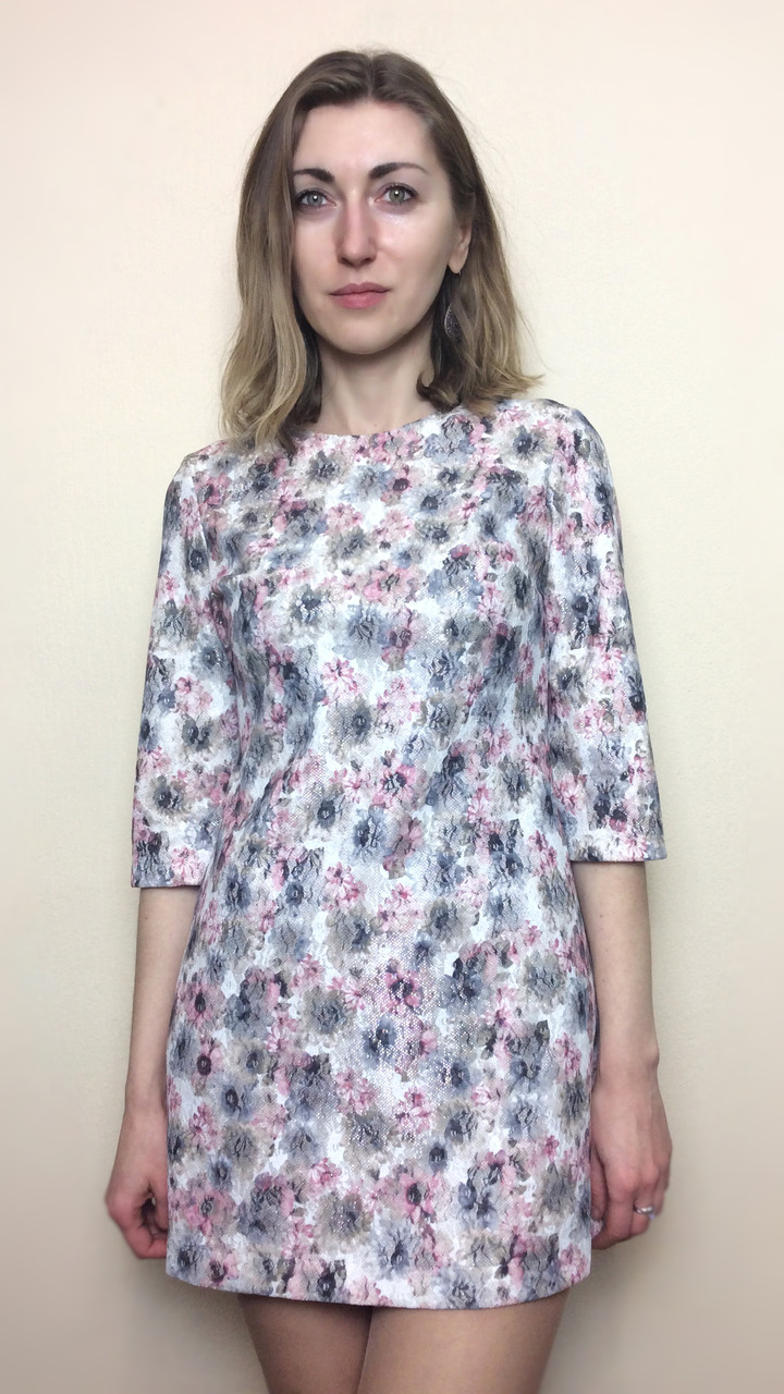 Ошатне плаття-туніка з жакарду П153