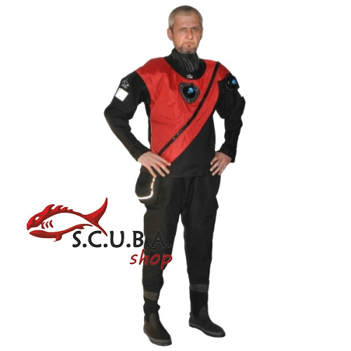 Сухий гідрокостюм BS DIVER MAVERICK триламинат c ботами