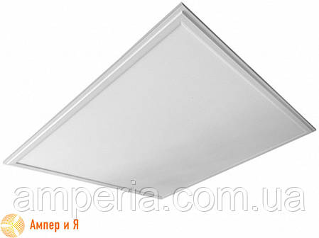 Світлодіодний світильник 60*60 (панель) біла рамка EUROLAMP LED 40 W 5500 K , фото 1