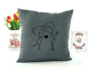 Декоративна подушка 45х45 см, «Пара», фото 1