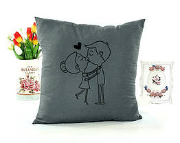 Декоративна подушка 45х45 см, «Пара», фото 3