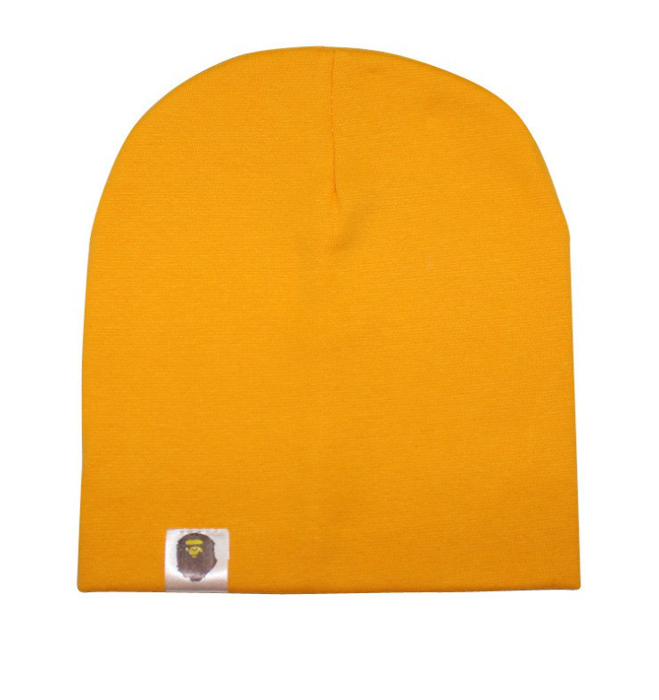 Шапочка дитяча весняна трикотажна помаранчева