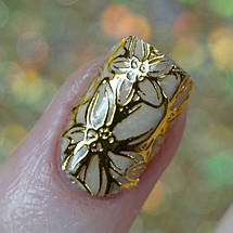 Наклейки 3д, BP055 золото, фото 3