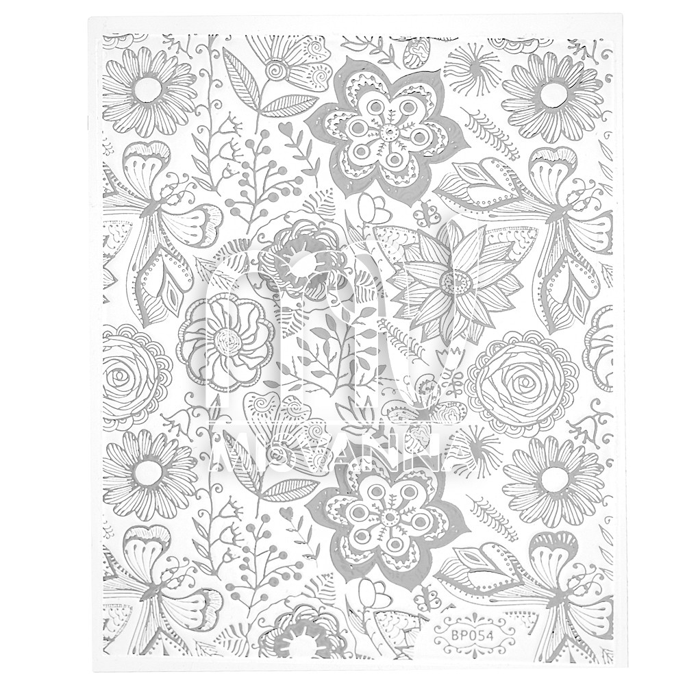 Наклейки 3д, BP054 срібло