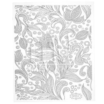 Наклейки 3д, BP053 срібло, фото 1