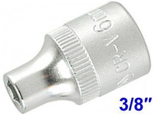 Головка торцева шестигранна 3/8" 6 мм YATO коротка 28 мм