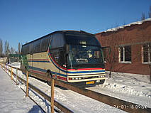 Изготовление и установка стекла на Mercedes Benz O 404 R 15 Ajats Atlas в Никополе (Украина) 18