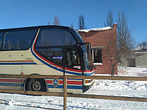 Изготовление и установка стекла на Mercedes Benz O 404 R 15 Ajats Atlas в Никополе (Украина) 24
