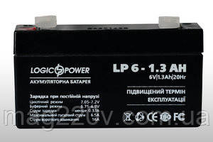 Акумуляторна батарея/акумулятор LPM 6В /1,3A