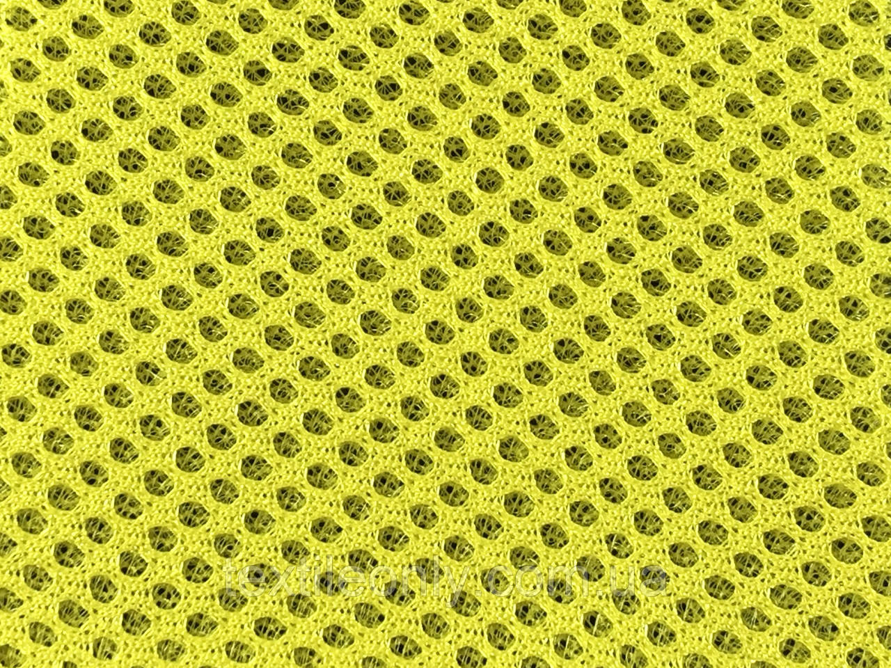 Сітка сумочно взуттєва на поролоні Артекс (airtex) / 3D Air-Mesh колір жовтий