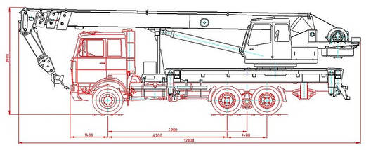 Автокран КС-55727 на шасі МАЗ-6303, фото 2