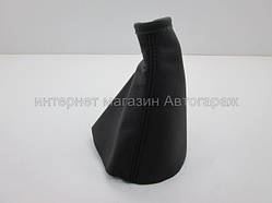 Чохол на важіль КПП шкіряний Рено Трафік II (чорний) CARLIFE - GS 05