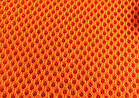 Сетка сумочная обувная на поролоне Артекс (airtex) / 3D Air-Mesh цвет оранжевый