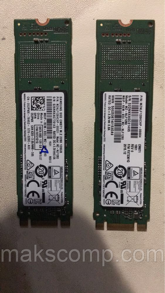 SSD Samsung CM871 128 Гб sata III m2