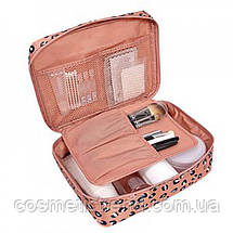 Косметичка/несесер жіноча дорожня Trevel Season Bag Leo Pink 22*17*8 см, фото 4