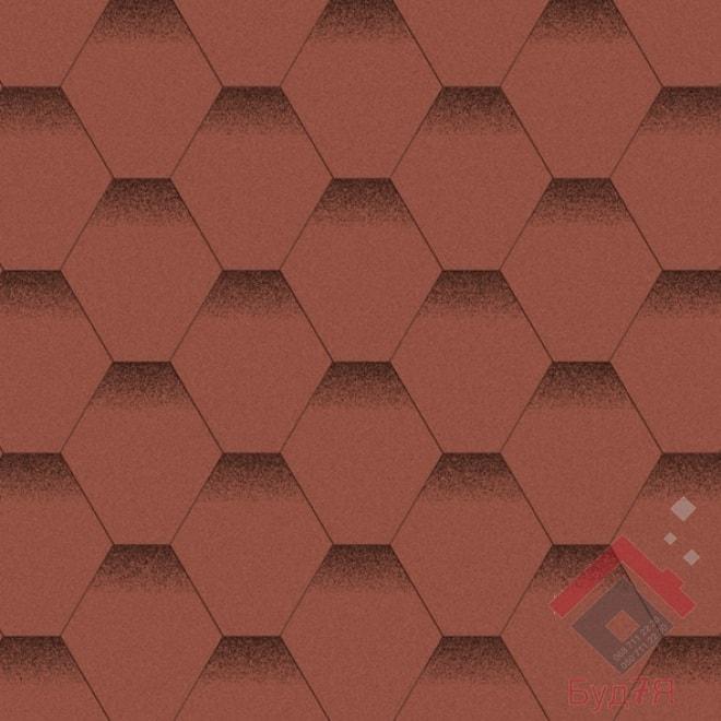 Бітумна черепиця мозаїка Червоний мак, фото 1