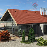 Бітумна черепиця мозаїка Червоний мак, фото 5