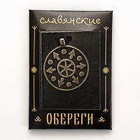 Оберіг Слов'янський Щит Перуна Бронзове покриття / Оберіг Слов'янський Щит Перуна Бронзове покриття 2x3 см