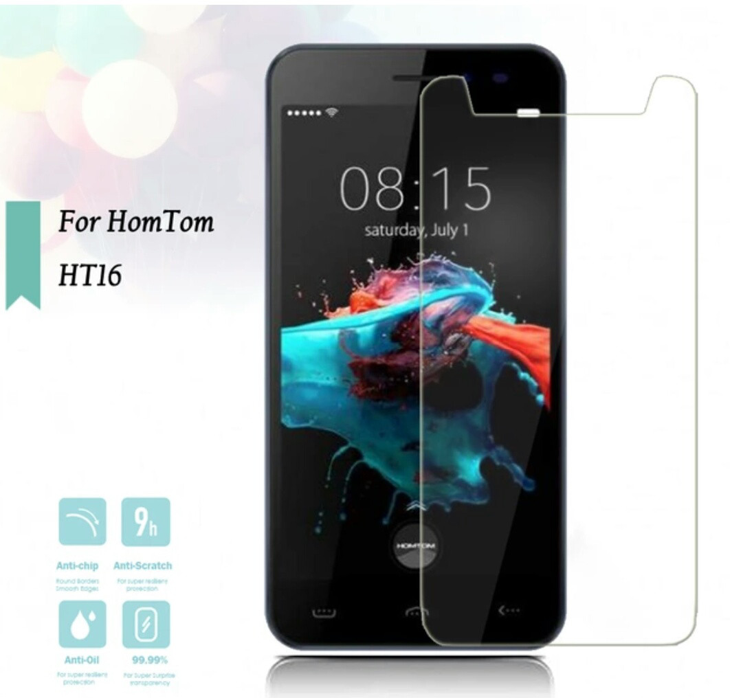 Захистале загартоване скло для Homtom HT16 2.5D 0.26 mm