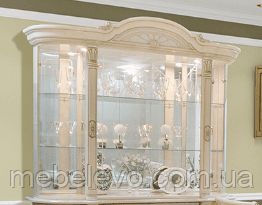 Вітрина надставка Вівальді 1380х1680х520мм Світ Меблів