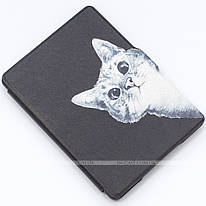 Обкладинка Slimline Print для Amazon Kindle 6 2016 Funny Cat Black