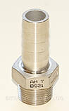 Ніпель під шланг нержавіючий шестигранний G" AISI304 Ду15, фото 6