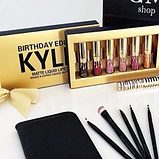 Набір матових рідких помад Birthday Edition Kylie Matte Liquid Lipstick, фото 3