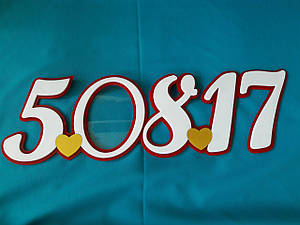 Весільні дати з акрилу