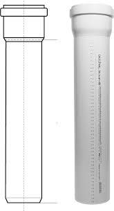 Труба безшумна 78*2000 SKOLAN (Ostendorf)