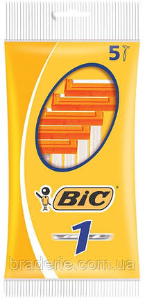 Чоловічий одноразовий верстат BiC 1 Sensitive В упаковці 5 шт., фото 2