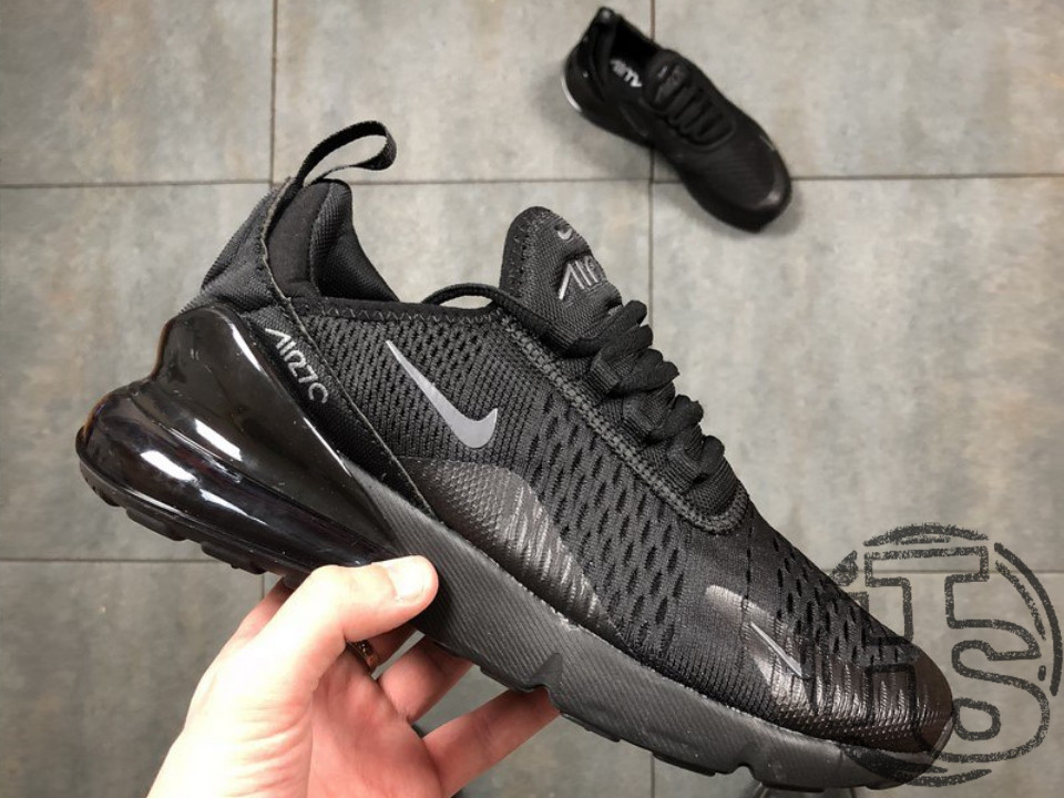 Мужские кроссовки Nike Air Max 270 Flyknit Triple Black AH8050-005 - фото 2 - id-p643847987