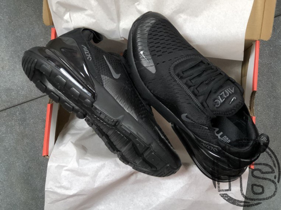 Мужские кроссовки Nike Air Max 270 Flyknit Triple Black AH8050-005 - фото 8 - id-p643847987